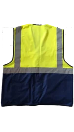 SARI LACİVERT SERTİFİKALI MÜHENDİS İKAZ YELEĞİ
